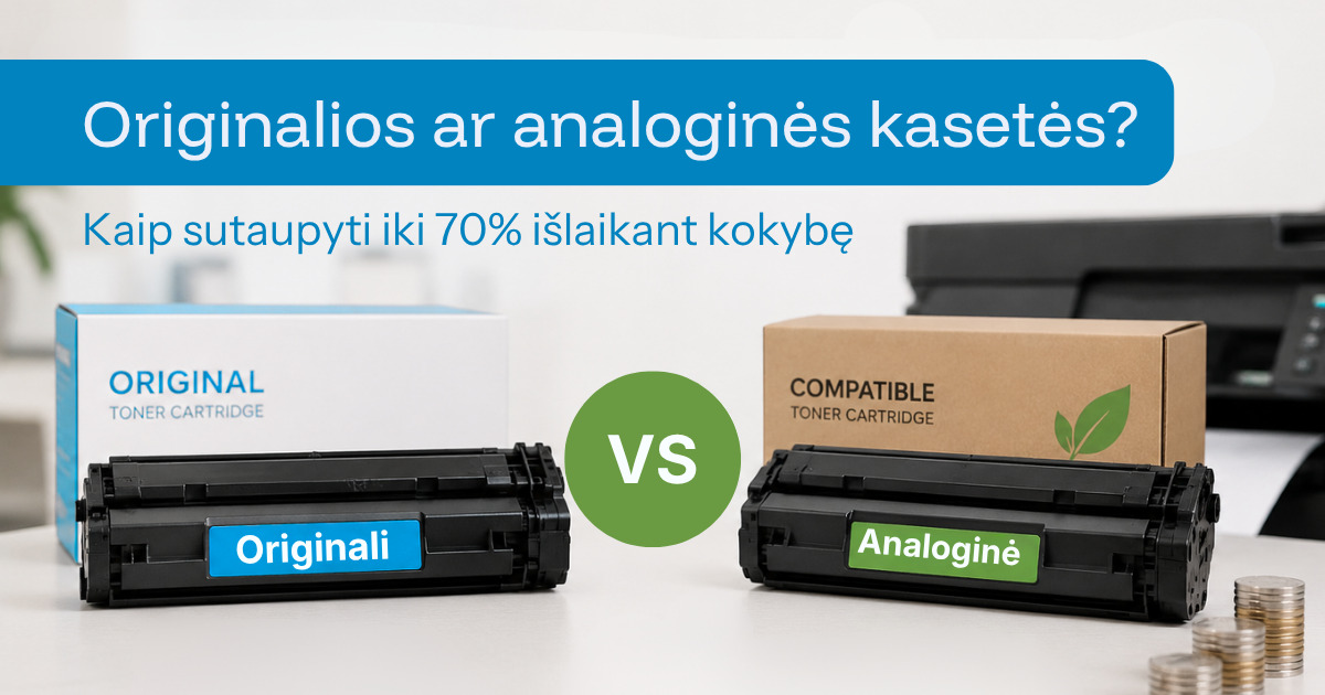 Originaal- või analoogkassetid: kuidas säästa kuni 70% ilma kvaliteeti kaotamata